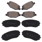 Set of 4 Ceramic Brake Pads for Ford Edge, Lincoln MKX (2011–2015)