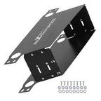 Engine Oil Cooler Air Guide Kit Aluminum Black for 7-13 Row Oil Cooler System