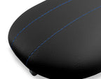 Leather Console Lid Pull Over Cover for Ford Expedition (1997–2002) Blue Stitch