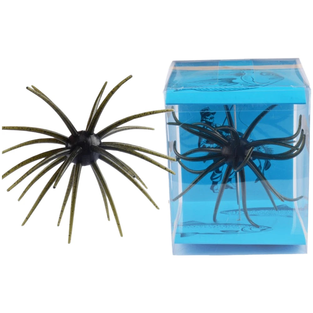 Floating Sea Urchin Lure for Saltwater Freshwater Topwater (TPR Material)