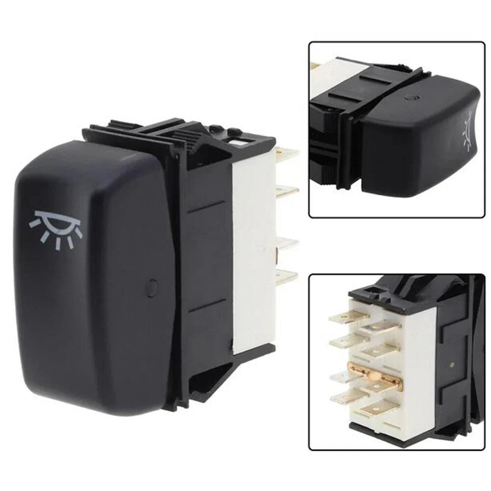 Black Dome Lamp Rocker Switch for Kenworth (P27-1040-10)