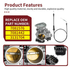 Throttle Body & Cable for Polaris Sportsman 550 X2 550 (2010-2011)