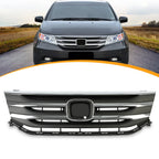 Front Grill Grille w/Chrome Trim for Honda Odyssey (2011–2013)