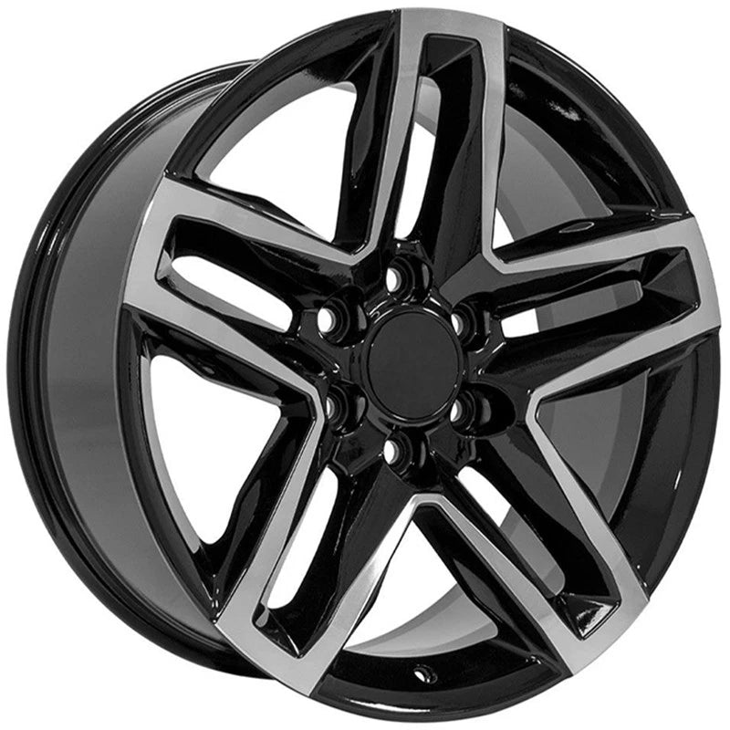 20 Inch Machined Black Wheel Replacement for 1988–2000 Chevy C2500