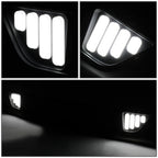 Honeycomb Mesh LED DRL Front Lower Bumper Grille for Mustang (2015–2017)