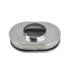 12" Oval Half Finned Air Cleaner Assembly for Ford Chevy (Classic)