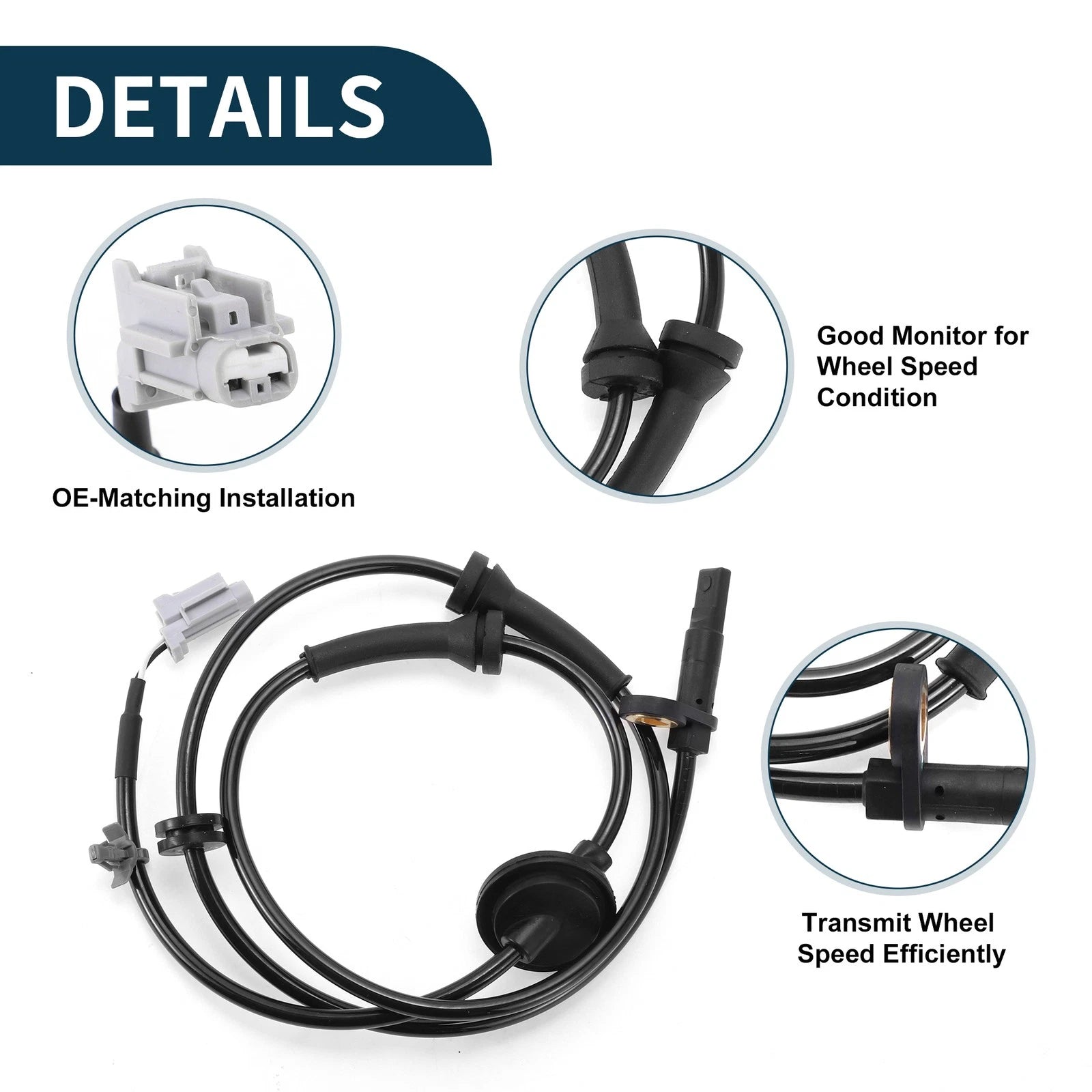 ABS Wheel Speed Sensor No. 47910-CA000 for Nissan Murano (2003–2007)