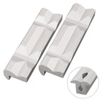 1 Pair Aluminum Alloy V Type Jaw for CNC Milling Vise