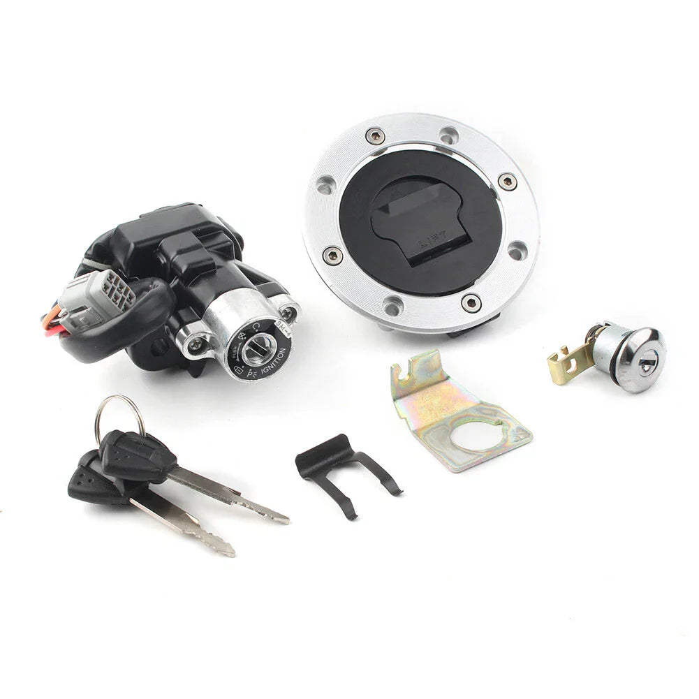 Ignition Switch Fuel Gas Cap Lock Set for Suzuki VStrom 1000 DL1000 (2002-2009)