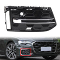 Right Front Fog Light Frame Cover with Chrome Trim for Audi A6 C8 S6 (2023-25)