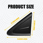 2pcs Side Mirror Fender Corner Triangle Cover Trim for Toyota Corolla (2019–2021)