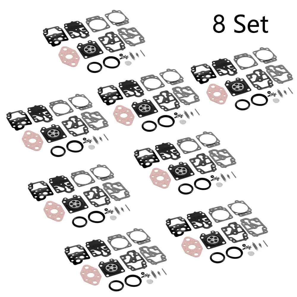 Set of 8 Carburetor Gasket Kit for Honda GX22/31, Echo GT1100 (Walbro K20-WYL)