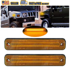 Amber LED Side Marker Turn Signal Lights for Hummer H2 (2003–2009)
