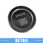 Engine Start Stop Button Cover Sticker for Mercedes-Benz B C GLC GLA CLA (2015–2023) Black 731618111092