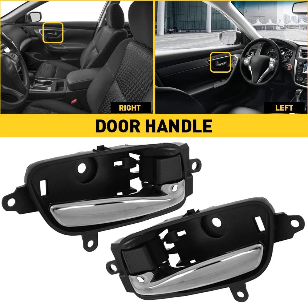 Set of 2 Interior Door Handles for Nissan Altima Pathfinder Titan (2013–2018)
