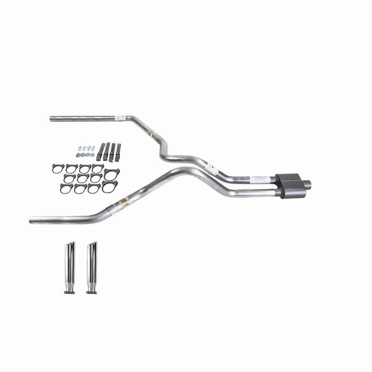 Dual Exhaust Pipe with 1 Chamber Muffler for Tundra (2000–2007)