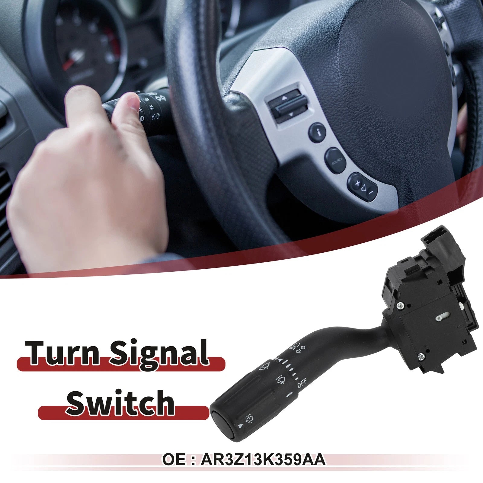Turn Signal Switch Lever No.AR3Z13K359AA for Ford Mustang (2015–2023)
