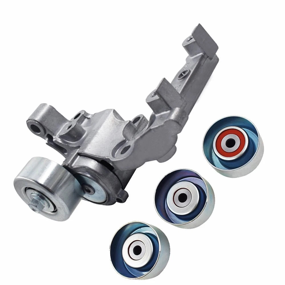 Drive Belt Tensioner & 3 Pulley for Toyota 4Runner Tacoma (2003–2015)