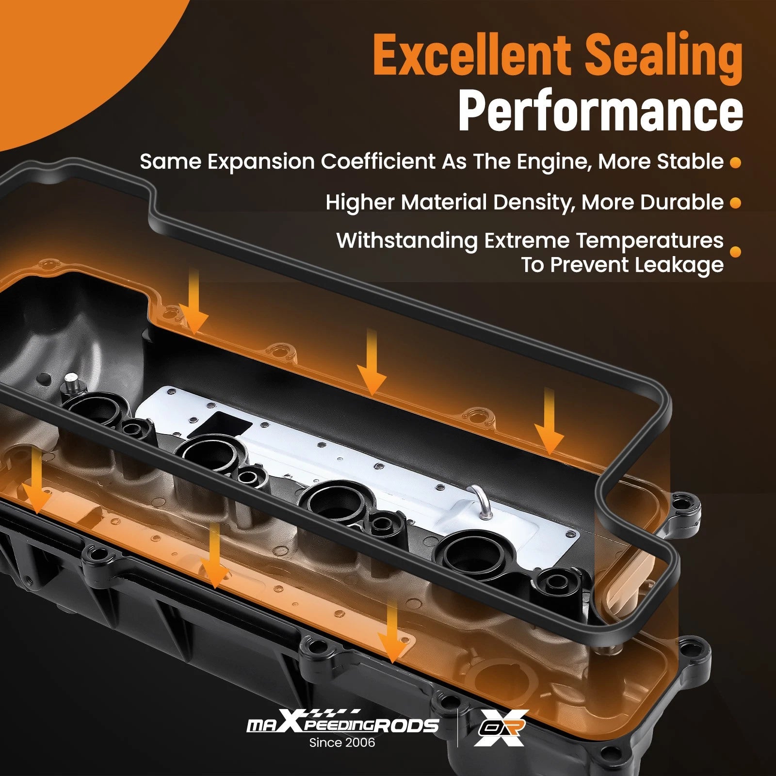 Engine Valve Cover for Hyundai Accent Veloster Kia Rio Soul (2012–2018)
