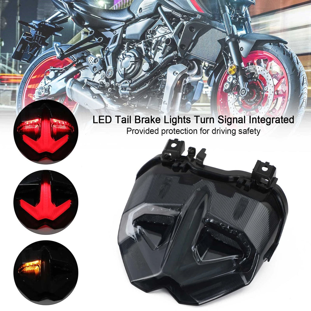 Tail Brake Lights Turn Signal for Yamaha MT-09 MT10 SP (2021–2023) Black