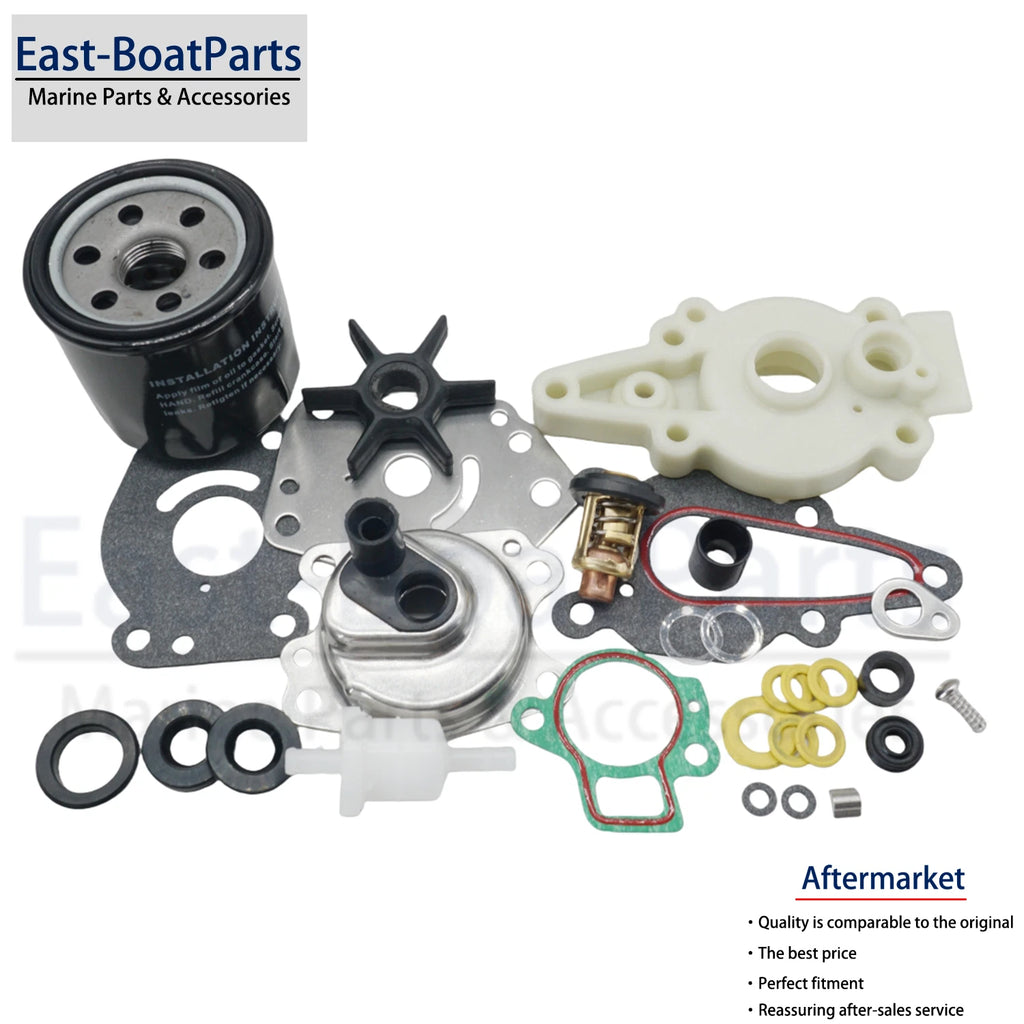Water Pump Maintenance Kit for Mercury 4 Stroke 2 Cyl 8-15 HP Outboard (1990-2023)