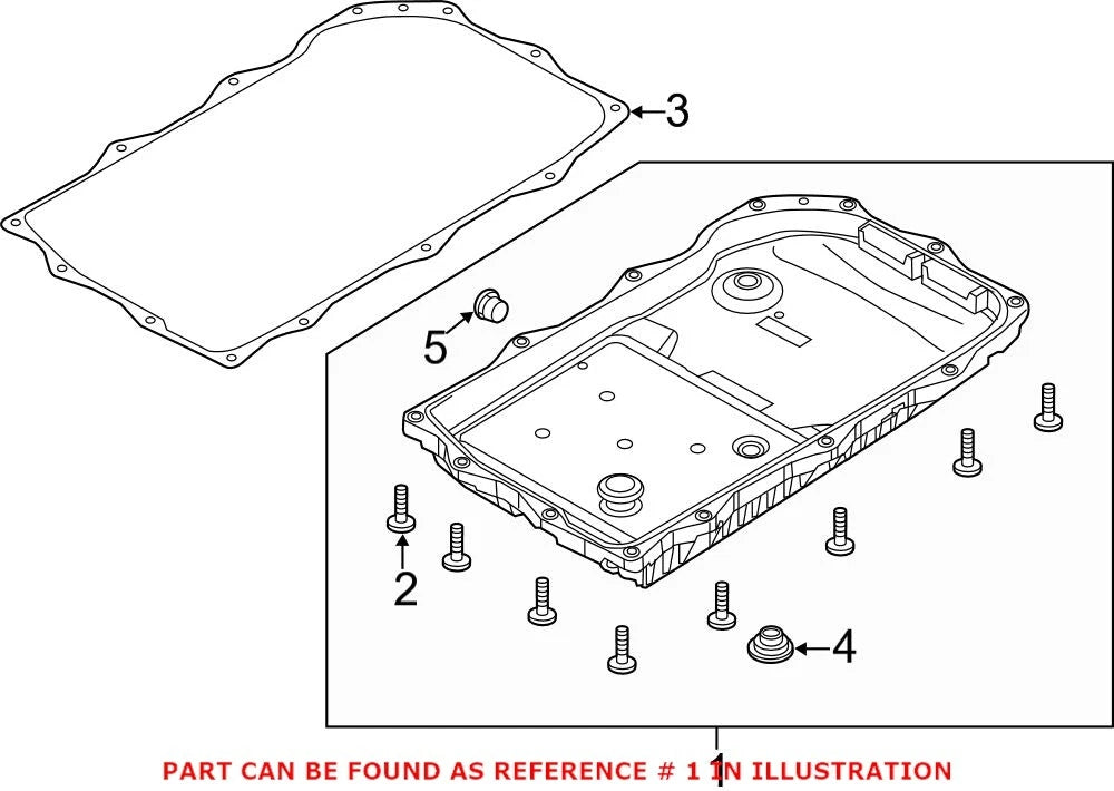 Transmission Oil Pan Filter Kit for Dodge Ram 1500 (2019–2023)