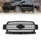 Gloss Black Front Bumper Grille for Ford F-150 (2018-2020)