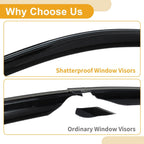 Window Deflectors for Hyundai Accent Sedan 2006-2010 Side Vent Visors 1 Set
