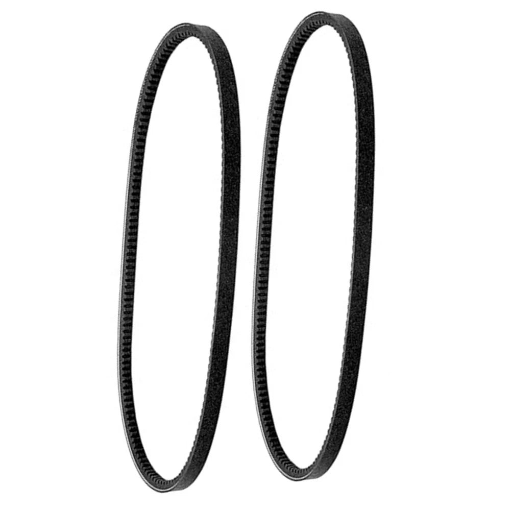 Set of 2 Black Lawn Mower Belts for Toro