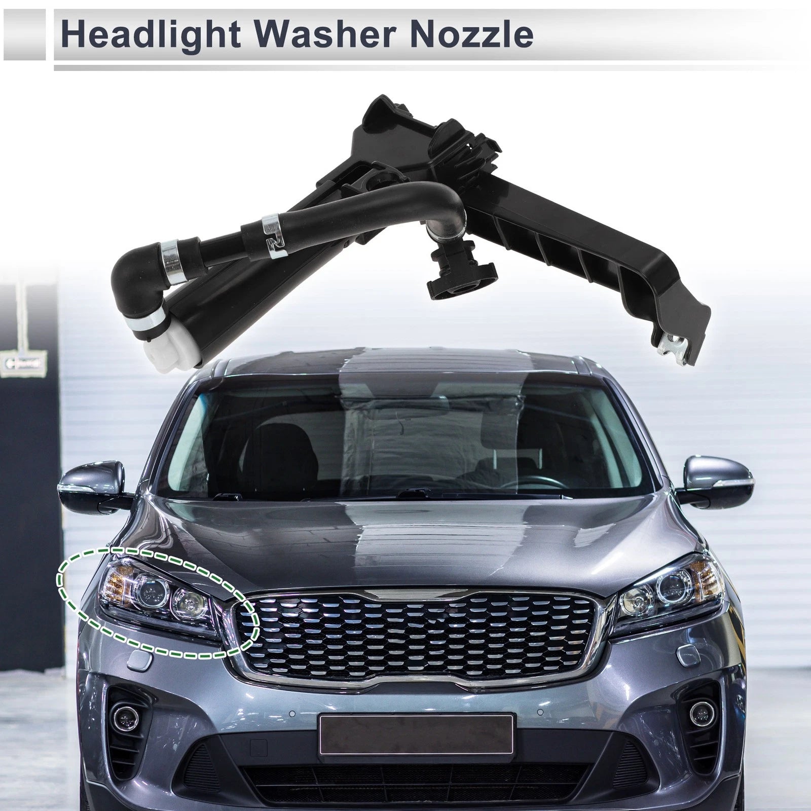 Front Passenger Side Headlight Washer Nozzle for Lexus RX350 (2007–2015) No.8520748040
