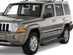 5" Matte Black Running Boards for Jeep Commander (2006-2011)