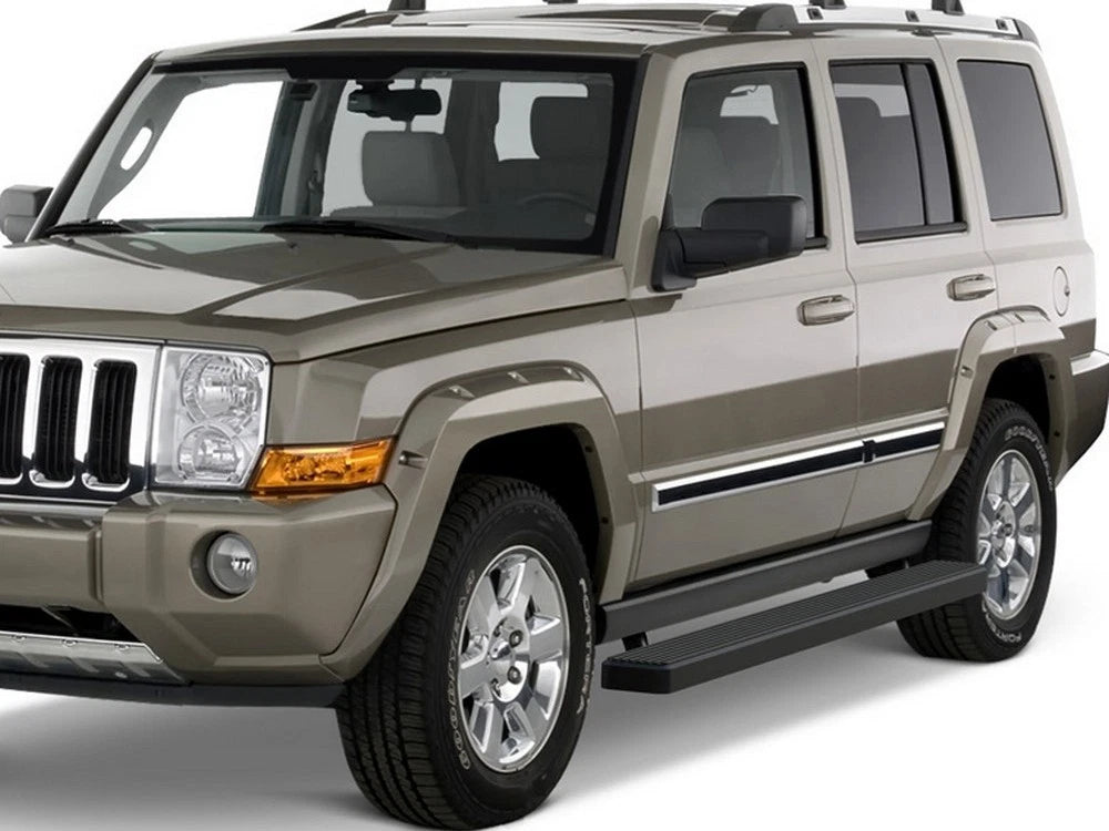 5" Matte Black Running Boards for Jeep Commander (2006-2011)
