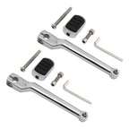 Chrome Front Rear Heel Shifter Lever Pegs for Harley Road Glide (1988-2023)