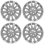 4 18" Chrome Wheel Skins Hub Caps Alloy Rim Covers for 2017-2020 Cadillac XT5