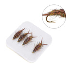 5pcs Fly Fishing Lures for Trout Bass Grayling (Realistic Stonefly Nymph)