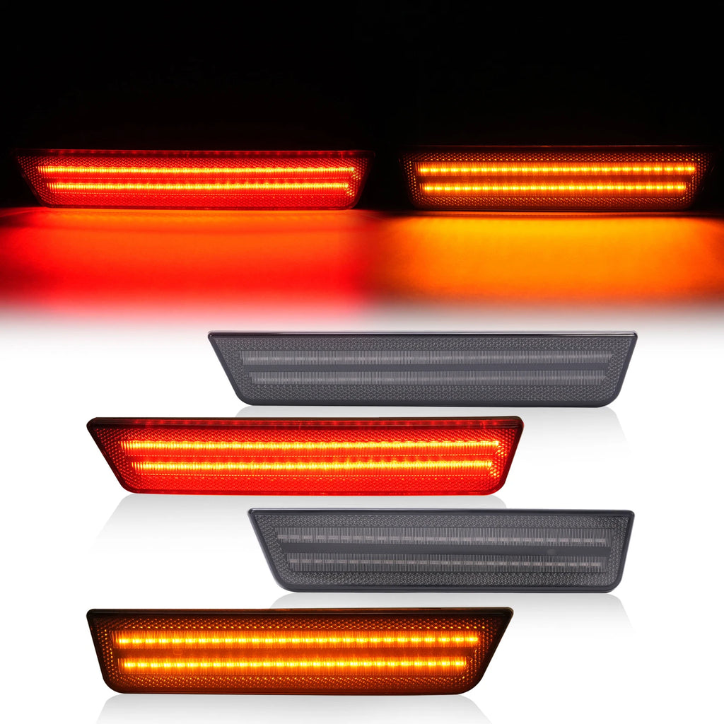 Set of 2 LED Side Marker Lights for Dodge Challenger (2008-2014) & Charger (2011-2014)