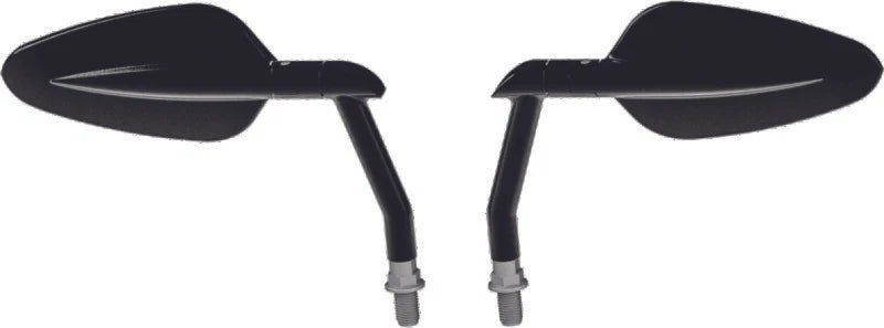 Set of 2 Radar Mirrors for Harley Davidson (2010–2023) - Black
