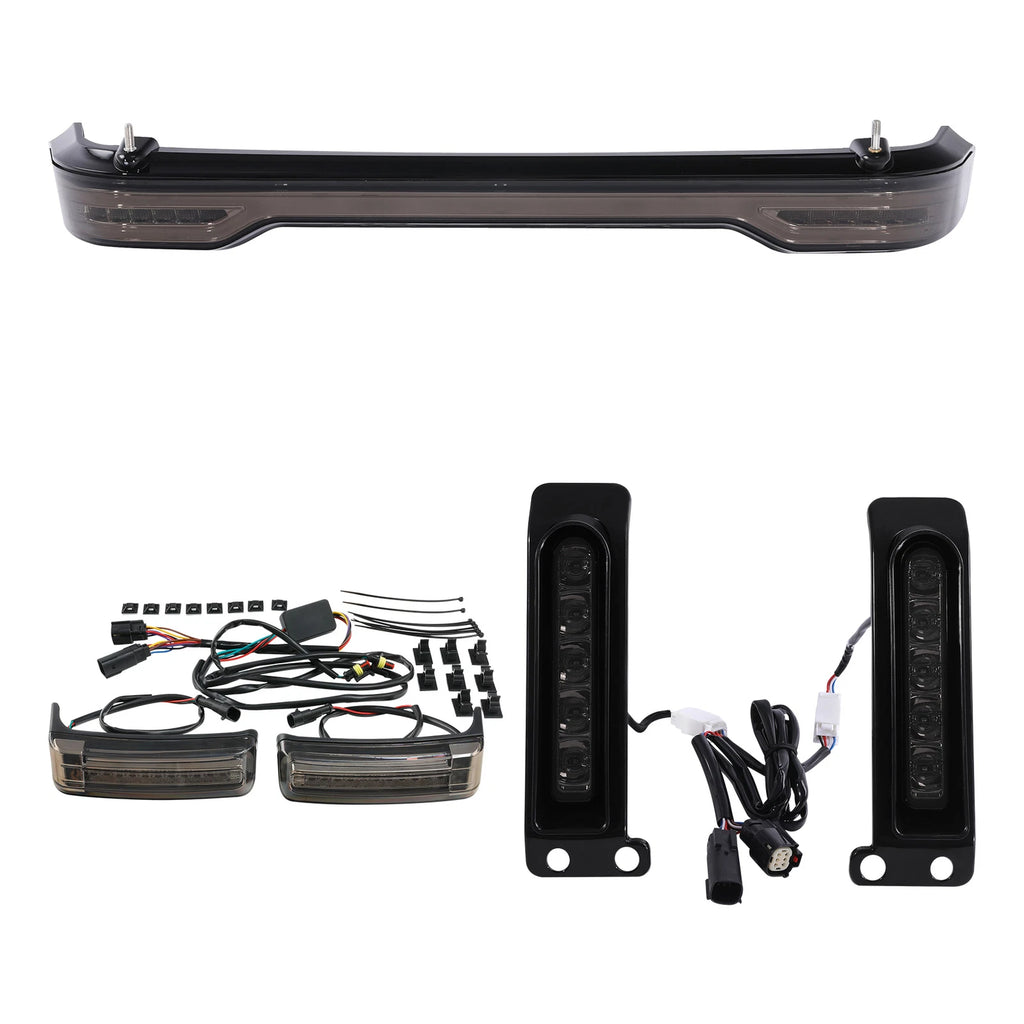 Trunk Saddlebag Inserts Brake Run Turn Light for Harley Touring (2014–2024)