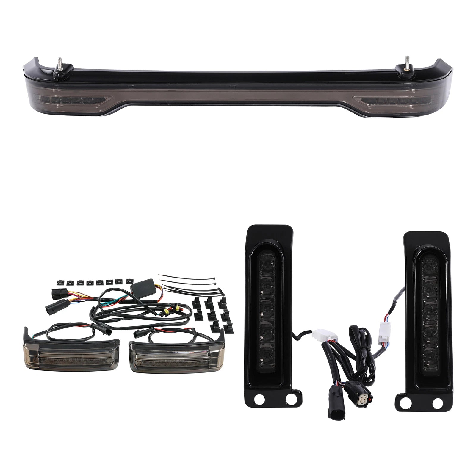 Trunk Saddlebag Inserts Brake Run Turn Light for Harley Touring (2014–2024)