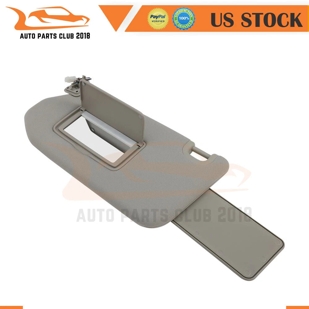 Left Gray Sun Visor with Lamp for Infiniti JX35 (2013)