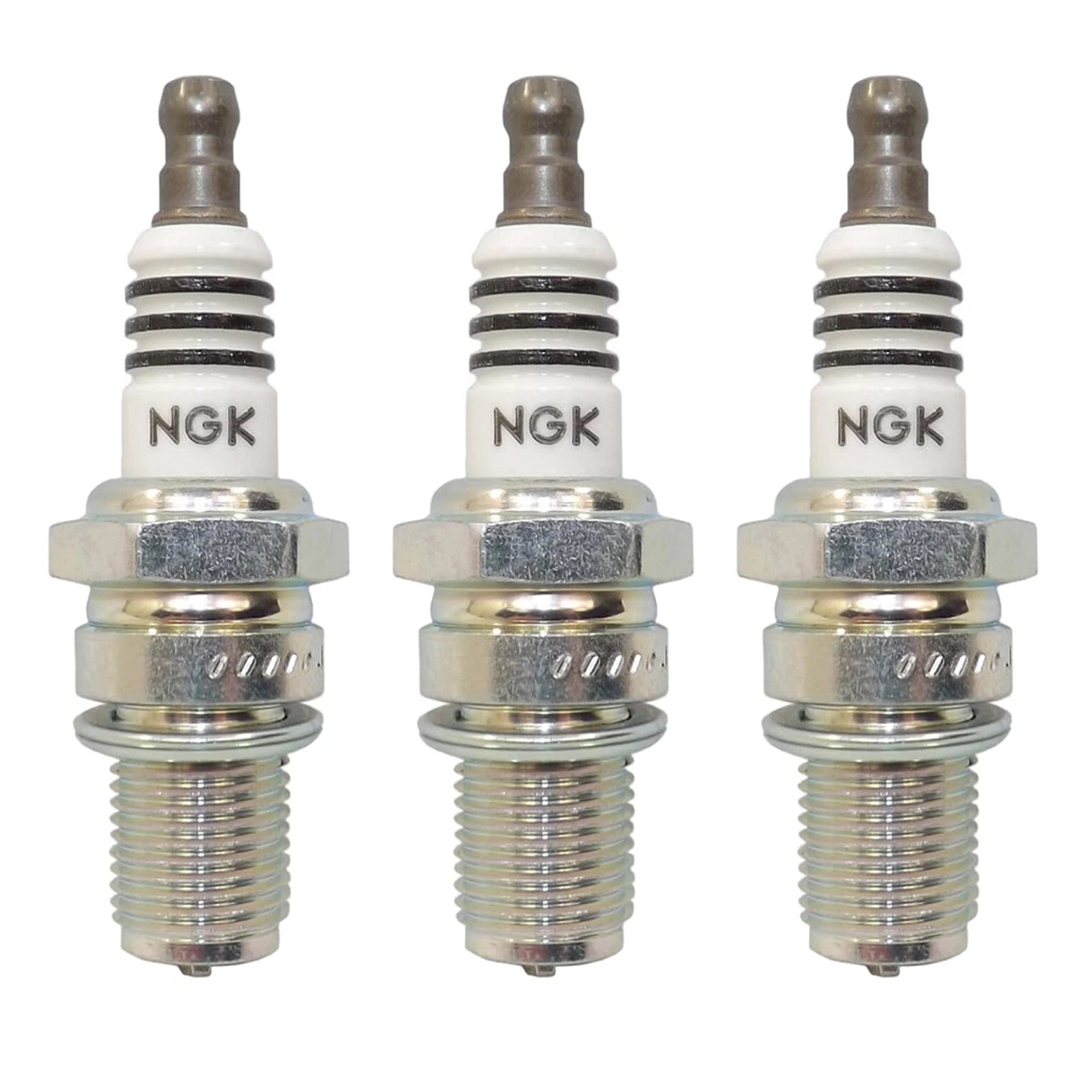 Set of 3 NGK Iridium IX Spark Plugs for Chevrolet Daihatsu 1.0 L3 (2115)