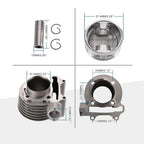 57mm Big Bore Cylinder Kit for GY6 125cc 150cc Engines