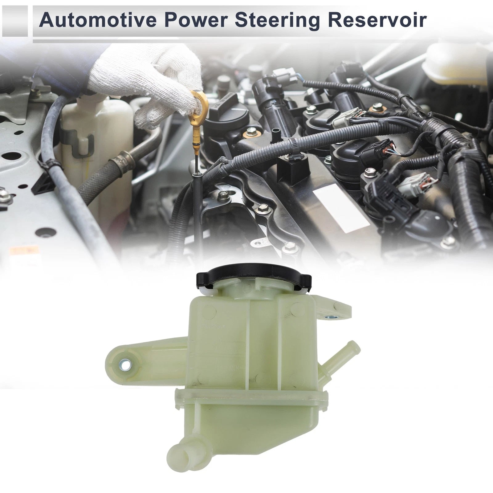 Power Steering Reservoir for Subaru Legacy (2010–2014) 1 Pc Beige