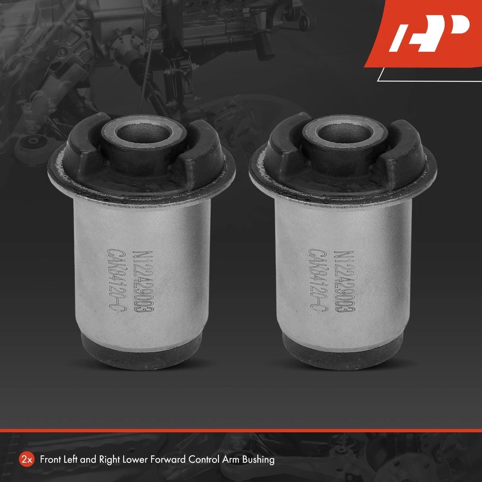 2X Front Lower Control Arm Bushing for Dodge Grand Caravan (2008-2020)