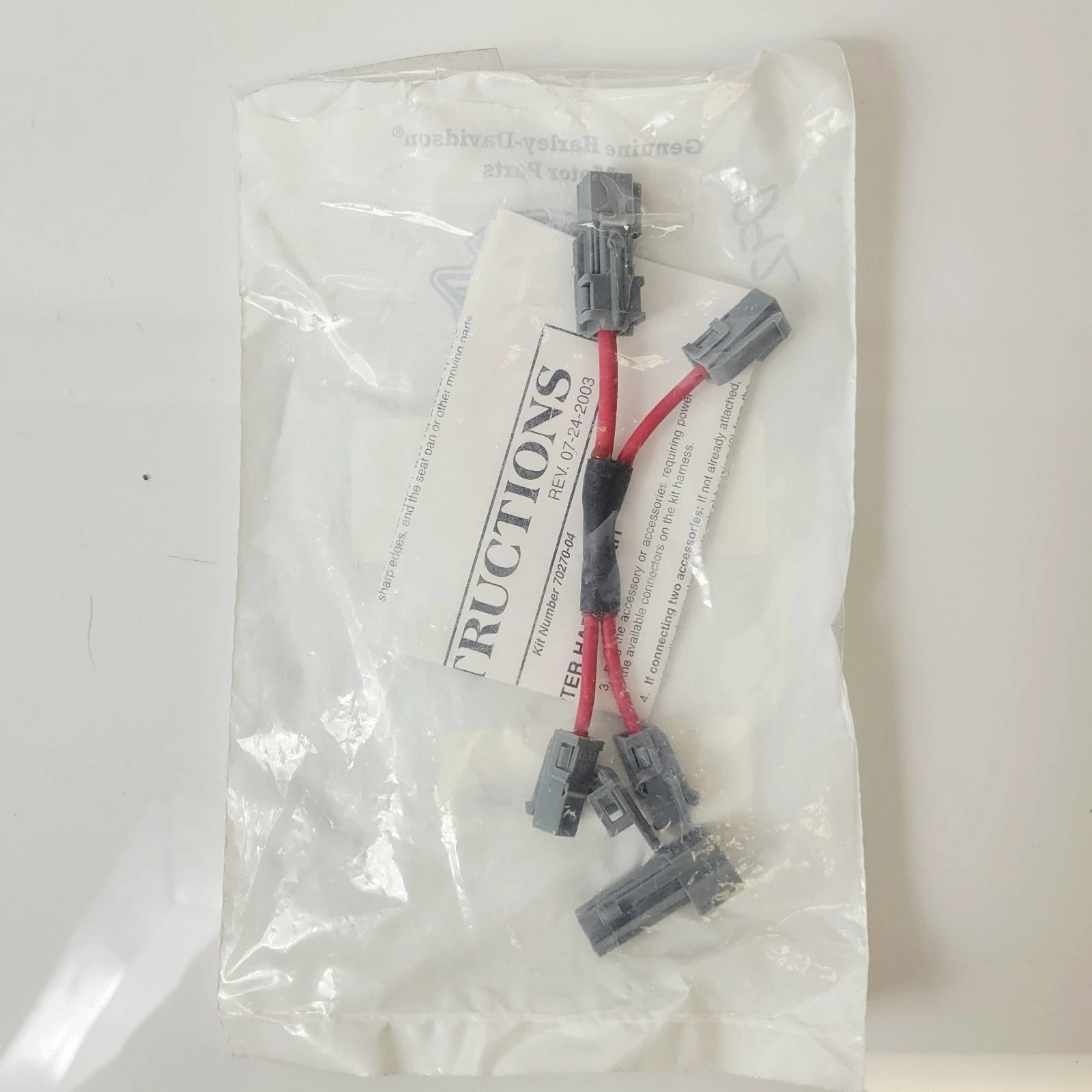 Electrical Accessory Adapter for Harley-Davidson (2004–2004) OEM 70270-04A