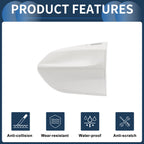 Door Handle Cover Front Left for Ford Mustang (2015–2020) ABS White