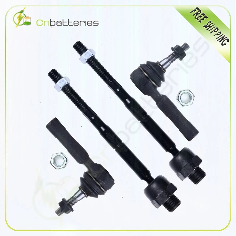 Set of 4 Tie Rod Ends Suspension Kit for Mitsubishi Raider (2005–2010)