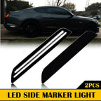 Smoked Lens LED Rear Bumper Side Marker Light for Ford Mustang GT (2010–2014)