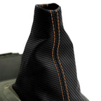 Manual Shift Boot for Honda Civic SI (2012–2015) Carbon Fiber Orange Stitch