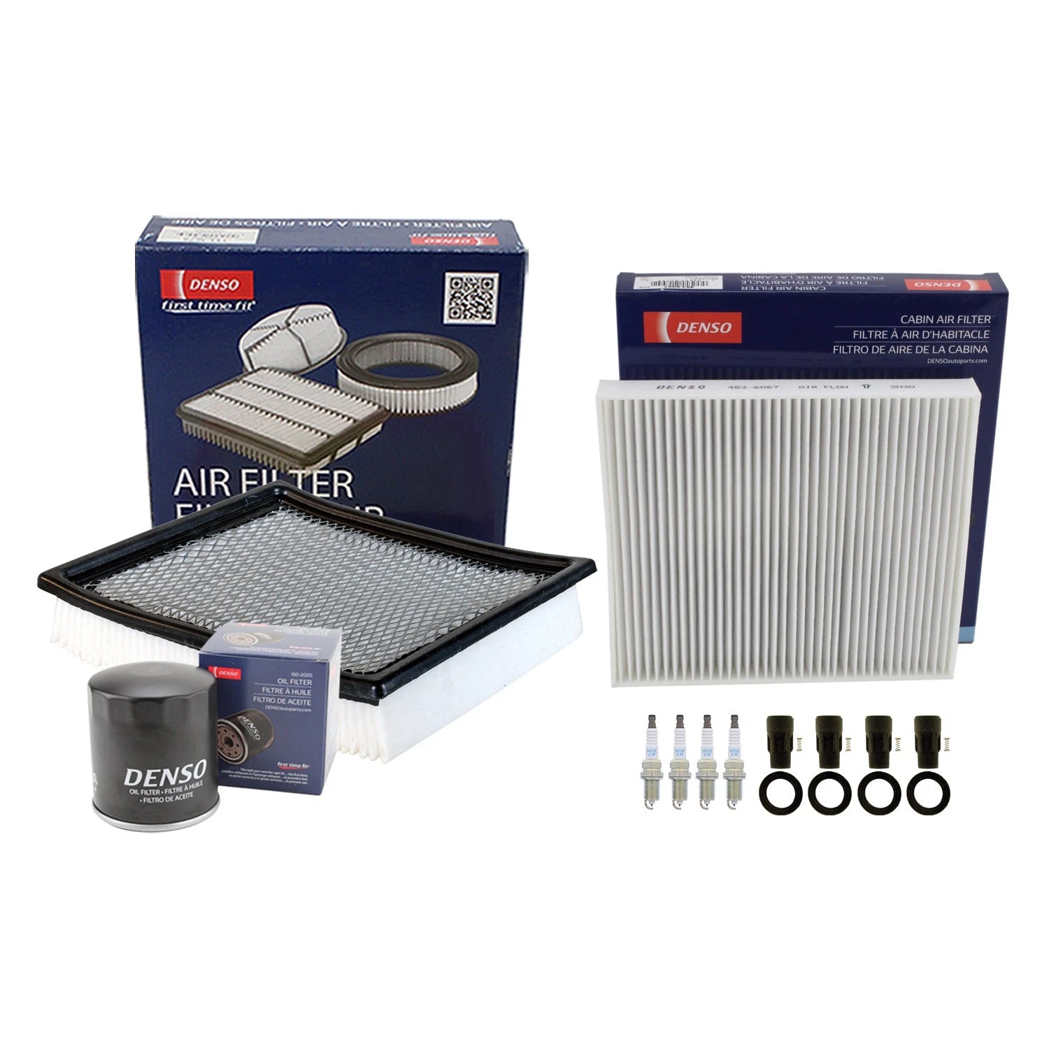 Tune Up Kit with 4 Spark Plugs & Boots for Dodge Journey (2009–2020)